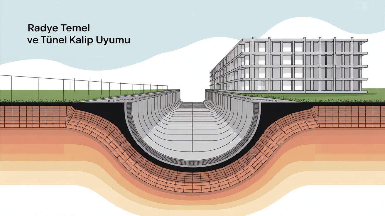 Radye Temel ve Tünel Kalıp Uyumu